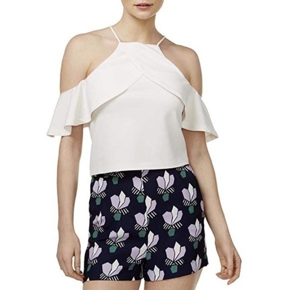 Mare Mare Ciana Cold Shoulder Ruffled Blouse